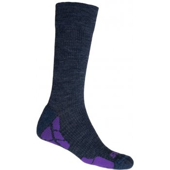 Sensor ponožky HIKING MERINO modrá/fialová