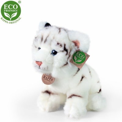 Eco-Friendly Rappa tygr bílý sedící 25 cm – Zbozi.Blesk.cz