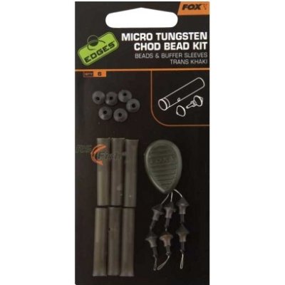 FOX Edges Micro Tungsten Chod Bead Kit Trans Khaki – Zboží Mobilmania