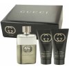 Kosmetická sada Gucci Guilty Pour Homme EDT 50 ml + balzám po holení 50 ml + sprchový gel 50 ml dárková sada