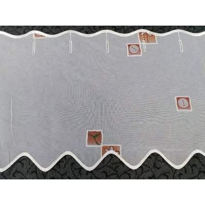 Záclona na vitrážku - voál O21349/030 30 cm – Hledejceny.cz
