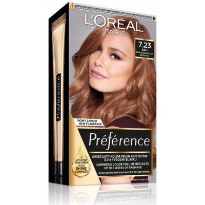 L'Oréal Paris Préférence barva na vlasy 7.23 Bali 174 ml – Zboží Mobilmania