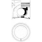 Píst KOLBENSCHMIDT 41003610 – Zboží Mobilmania
