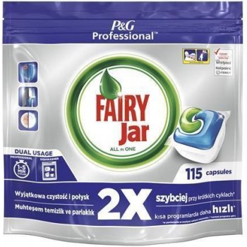 Jar Fairy Professional All in 1 kapsle do myčky nádobí 115 ks