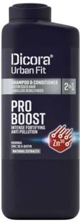 Dicora Urban Fit Pro Bost 2v1 zinek & biotin šampon 400 ml