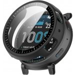 VSECHNONAMOBIL 133770 PC FULL COVER Plastový kryt se sklem pro Amazfit Active Max černý – Zboží Živě