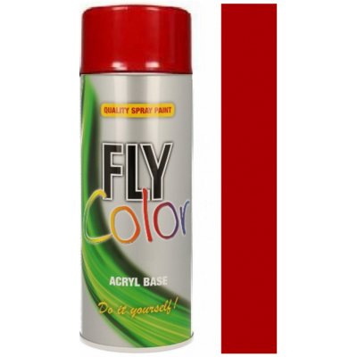 FLY Color RAL 3002 červená akrylátová barva ve spreji 400 ml – Zboží Mobilmania