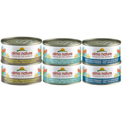 Almo Nature Cat Tuna Recipes 6 x 70 g