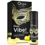 Orgie Dual Vibe! Kissable Liquid Vibrator Pina Colada 15 ml – Zboží Dáma