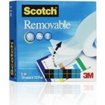 3M Scotch Removable lepicí páska odstranitelná 19 mm x 33 m – Zboží Živě