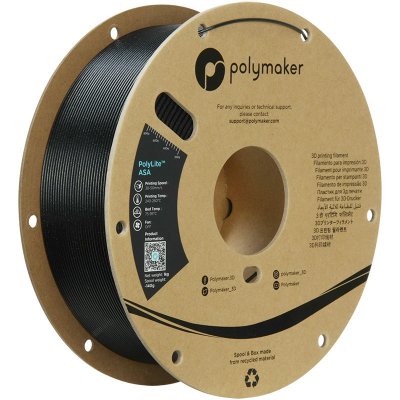 Polymaker PolyLite ASA Black, 1,75 mm, 1 kg – Zboží Živě