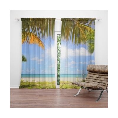 Sablio Závěs Pláž: 2ks 140x250cm – Hledejceny.cz