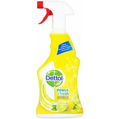 Dettol Power & Fresh antibakteriální víceúčelový sprej Citron & Limeta 500 ml – Zboží Mobilmania