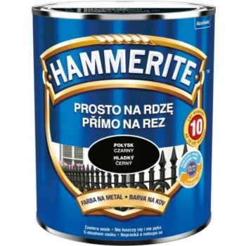 Akzo Nobel Hammerite přímo na rez, 0,7l, hladký černý