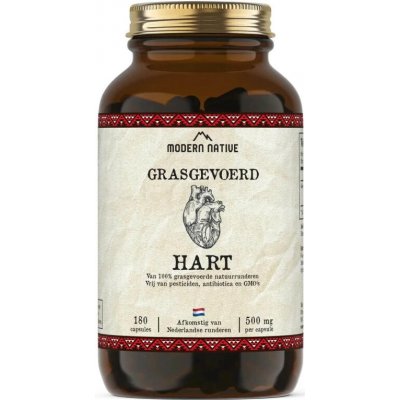 Modern Native Grass-Fed Hovězí srdce 180 kapslí – Hledejceny.cz