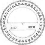 Koh-i-noor Úhloměr 360/100 746278 čirá – HobbyKompas.cz