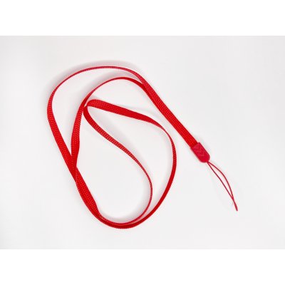 Šňůrka na mobilní telefon 6mm, barva červená – Sleviste.cz