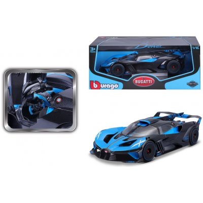 Bburago Bugatti Bolide modrá černá 1:18 – Zboží Dáma