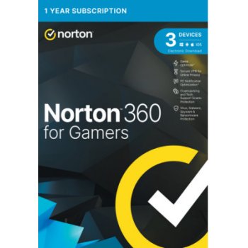 Norton 360 pro hráče, 3 lic. 1 rok (21415812)