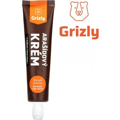 Grizly arašídové máslo s belgickou čokoládou v tubě 75 g – Zboží Dáma