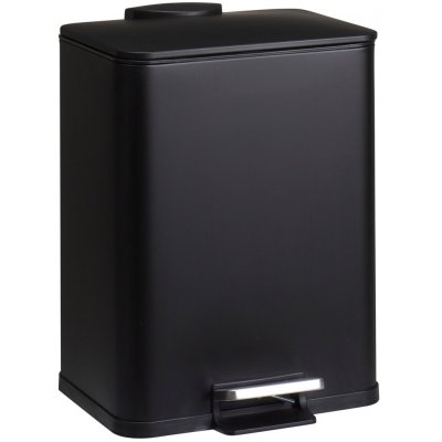 Bathroom Solutions Kovový odpadkový koš DELTA, černý, 20 l černá – Hledejceny.cz