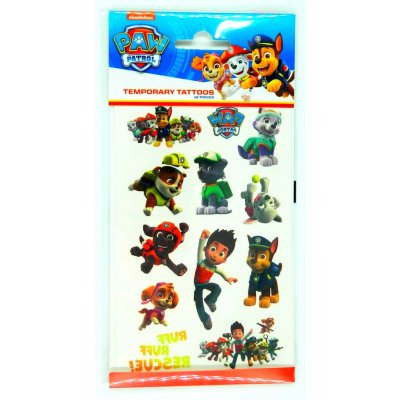 Lowlands Tetování barevné Tlapková patrola/Paw patrol 12ks v sáčku – Zboží Dáma