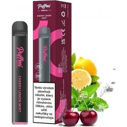 Puffmi TX600 Pro Cherry Lemon Mint 20 mg 600 potáhnutí 1 ks