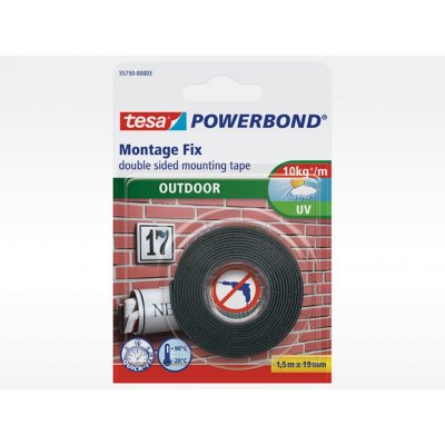 Tesa Powerbond oboustranná lepící páska pro exteríer 19 mm x 1,5 m – Hledejceny.cz