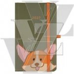 Albi DIK A6 týdenní 2027 Corgi – Zboží Živě