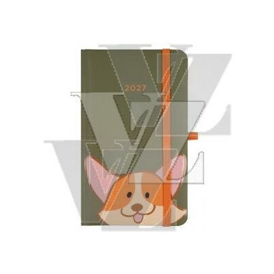 Albi DIK A6 týdenní 2027 Corgi – Zboží Živě