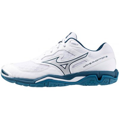 Mizuno WAVE PHANTOM 3 White/Sailor Blue/Silver – Zboží Mobilmania