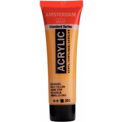 Amsterdam Standard akrylová barva 120 ml 253 Gold Yellow – Hledejceny.cz