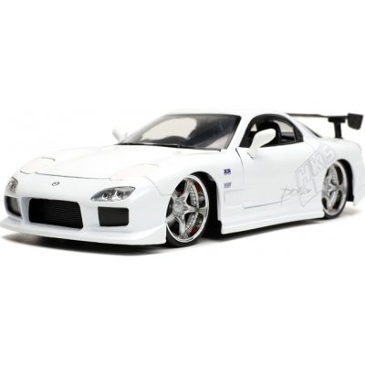 Jada Toys | Fast and Furious Diecast Model 1993 Mazda RX-7 White 1:24