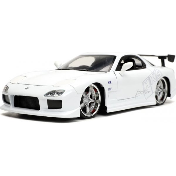 Model Jada Toys | Fast and Furious Diecast Model 1993 Mazda RX-7 White 1:24
