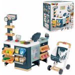 Smoby Obchod elektronický smíšené zboží s chladničkou Maxi Market s pokladnou váhou skenerem a 50 doplňků 90 cm výška – Hledejceny.cz