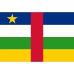 Středoafrická rep. vlajka - 100 x 150 cm - tunel, karabina – Hledejceny.cz