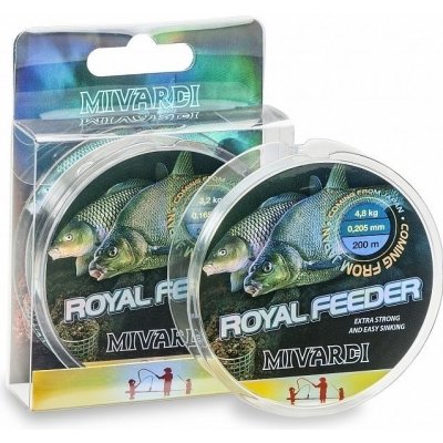 Mivardi Royal Feeder brown 200 m 0,205 mm 4,8 kg – Zbozi.Blesk.cz