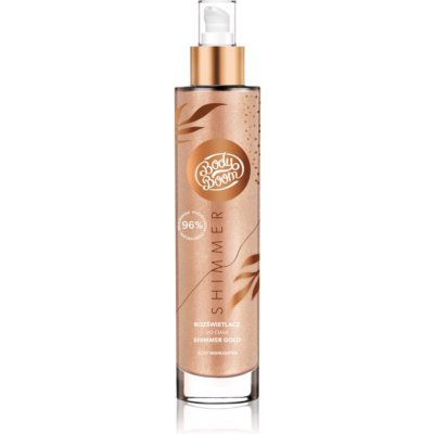 BodyBoom Shimmer Gold třpytivý olej na tělo 100 ml – Sleviste.cz