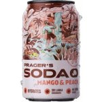 Prager's Soda Mango a broskev 330 ml – Hledejceny.cz