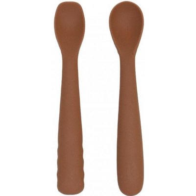 Bo Jungle silikonové lžičky B Spoon Shape 2 ks Grey – Hledejceny.cz