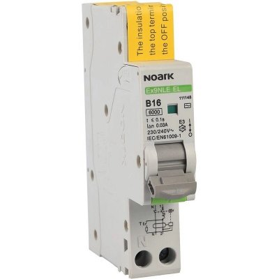 Noark 2P B16A 30mA 230V 111148 – Zboží Mobilmania