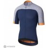 Cyklistický dres Dotout Skin modrá/šedá