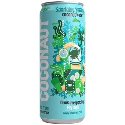 Coconaut Kokosová voda perlivá 320 ml – Zboží Dáma