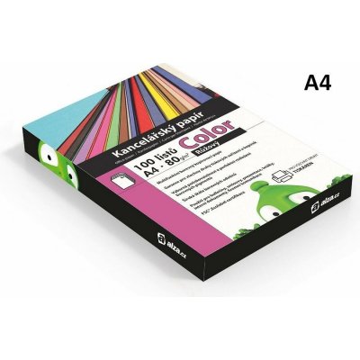 Alza Color A4 růžový pastelový 100 listů – Sleviste.cz