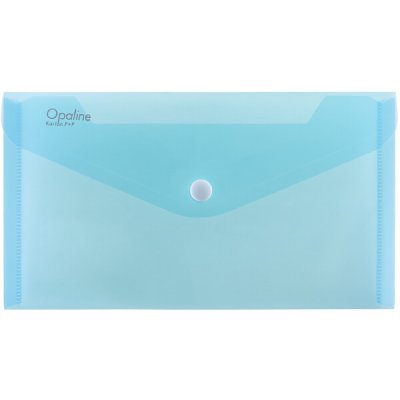 Obálka plastová s drukem Opaline DL sv.modrá 129694 – Zboží Dáma