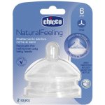 Chicco dudlík na láhev Natural Feeling silikon na kaši 2 ks V001515 – Zboží Mobilmania