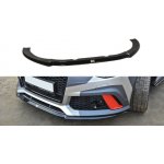 Maxton Design spoiler pod přední nárazník ver.2 pro Audi RS6 C7 Facelift, černý lesklý plast ABS – Zboží Mobilmania