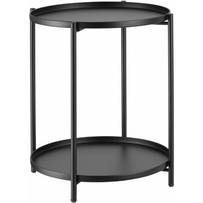 tectake 404195 odkládací stolek oxford - černá – Hledejceny.cz
