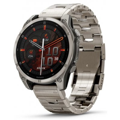 Garmin Fenix 8 AMOLED 47mm Sapphire Graphite Titanium Strap 010-02904-40 – Zboží Živě