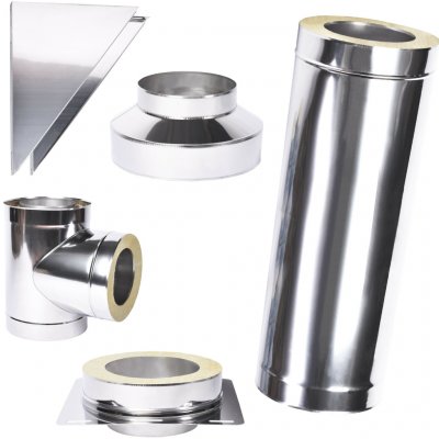 Solid Plus 0,5 izolavaný komín 300mm 1 m – Zbozi.Blesk.cz